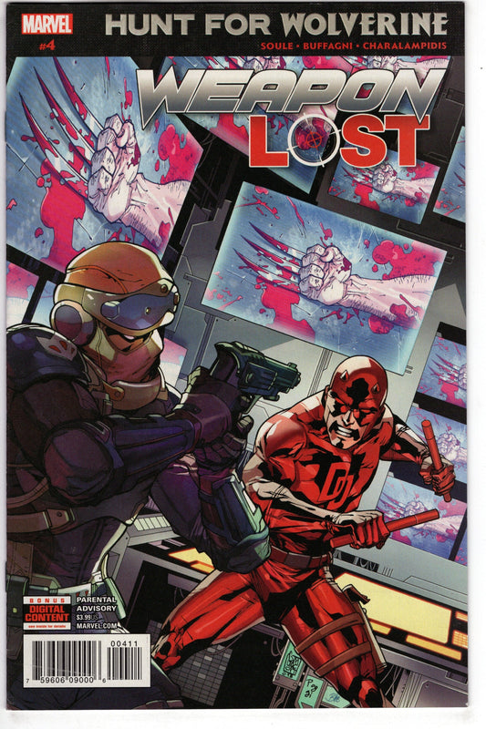 MARVEL COMICS VF/NM HUNT FOR WOLVERINE WEAPON LOST #4 (OF 4)