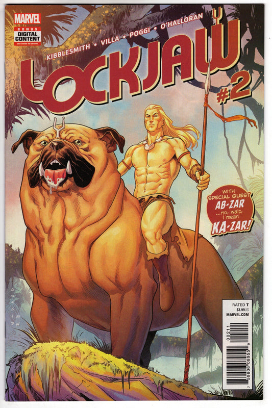 MARVEL COMICS VF/NM LOCKJAW #2 (OF 4) LEG