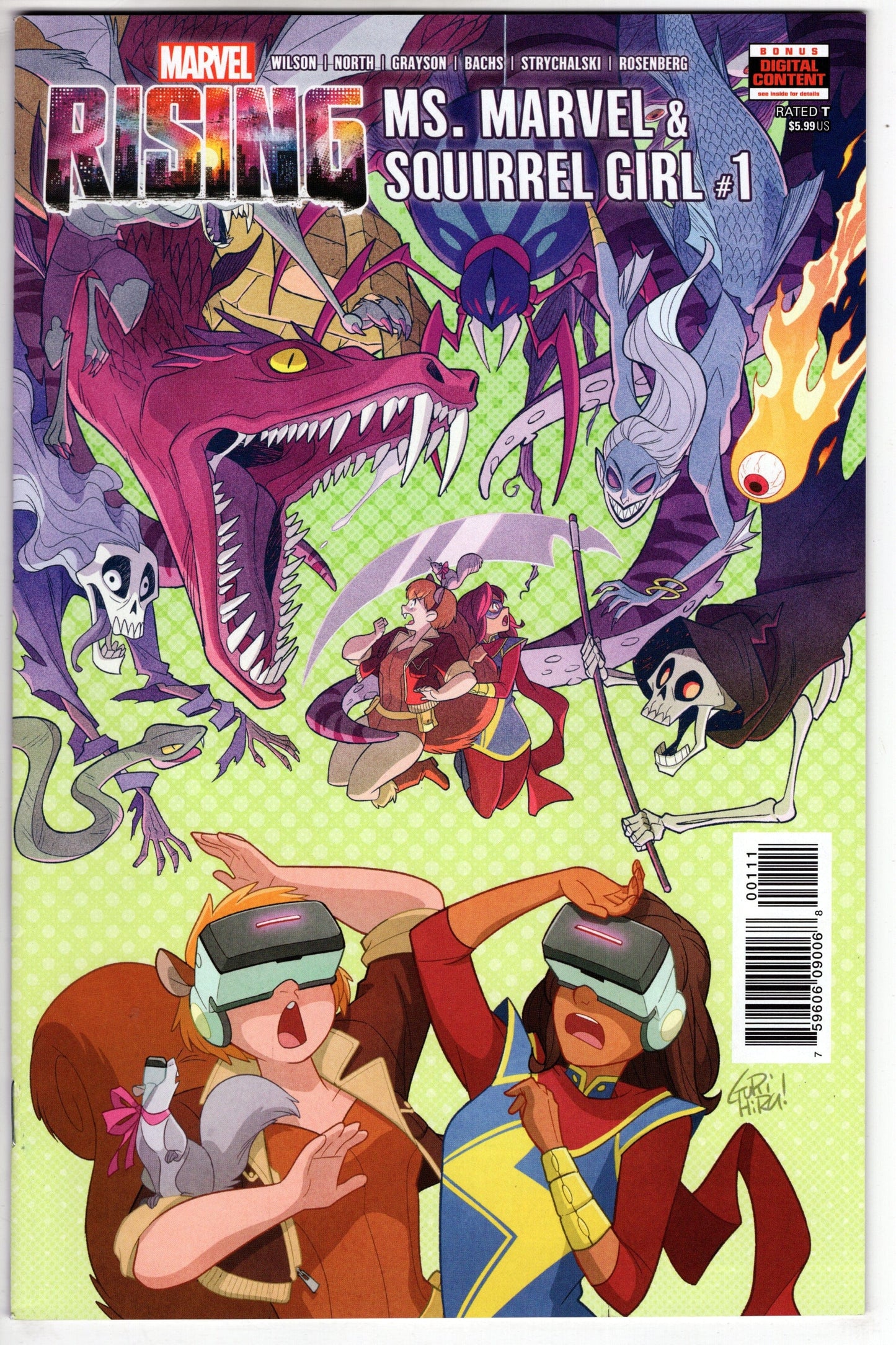 MARVEL COMICS VF/NM MARVEL RISING MS MARVEL SQUIRREL GIRL #1