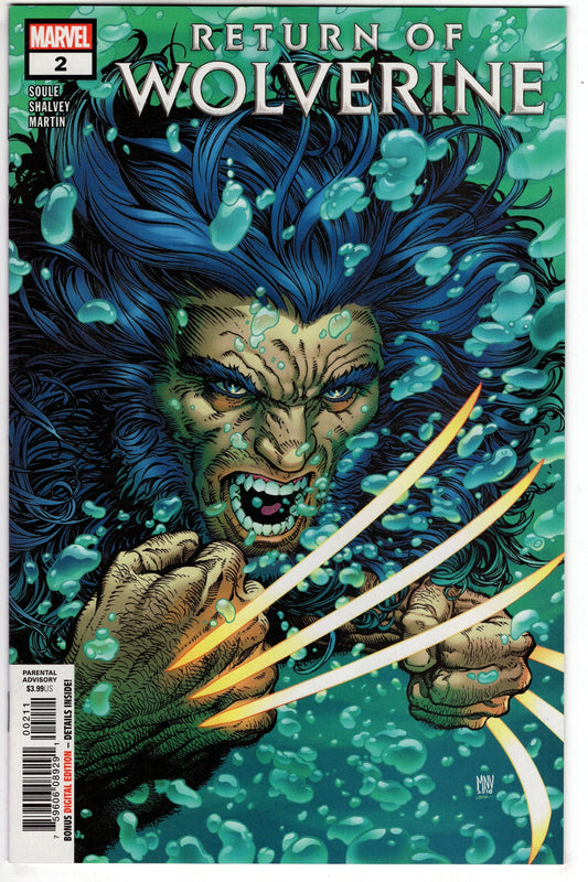 MARVEL COMICS VF/NM RETURN OF WOLVERINE #2 (OF 5)