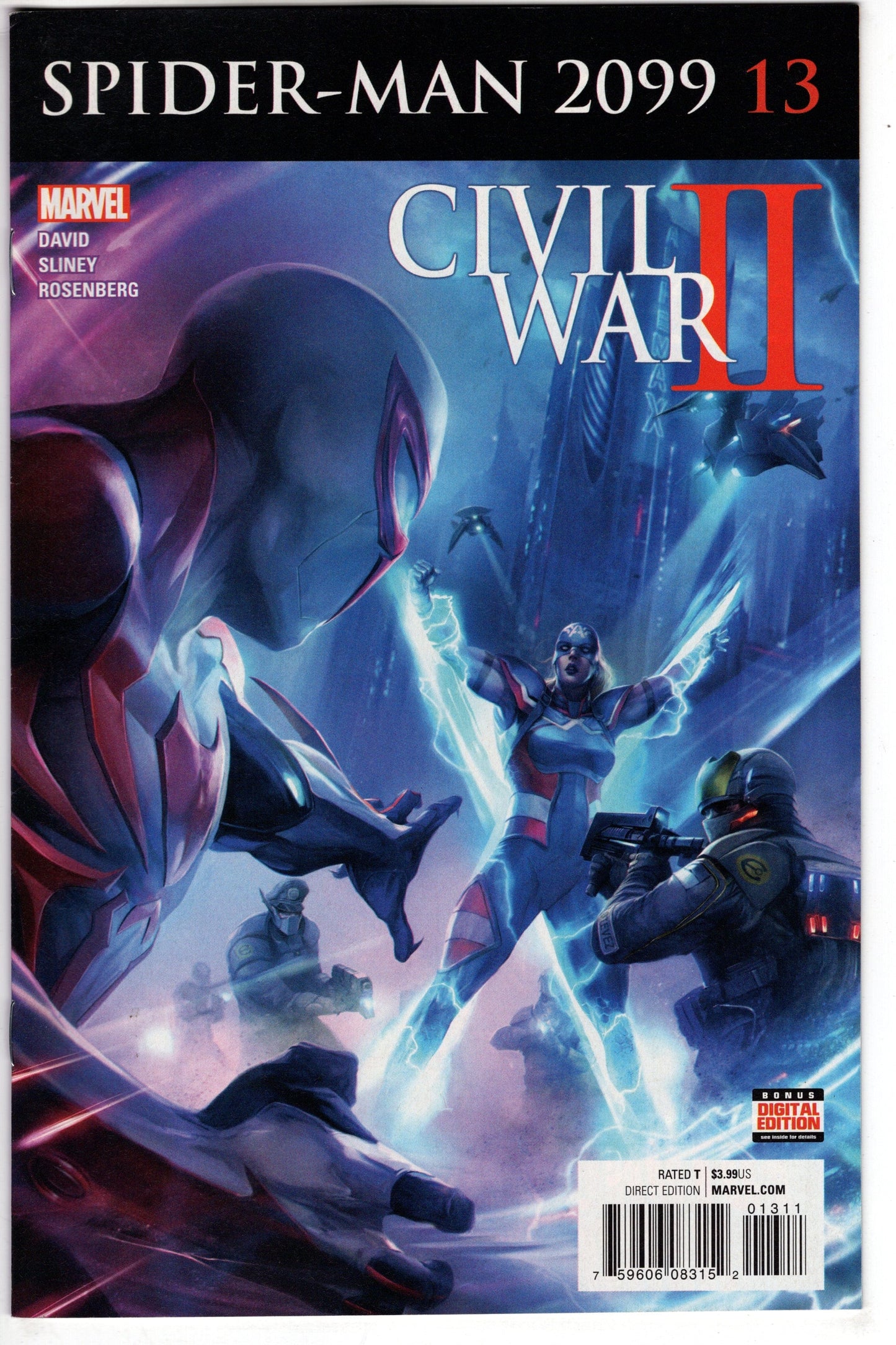 MARVEL COMICS VF/NM SPIDER-MAN 2099 #13