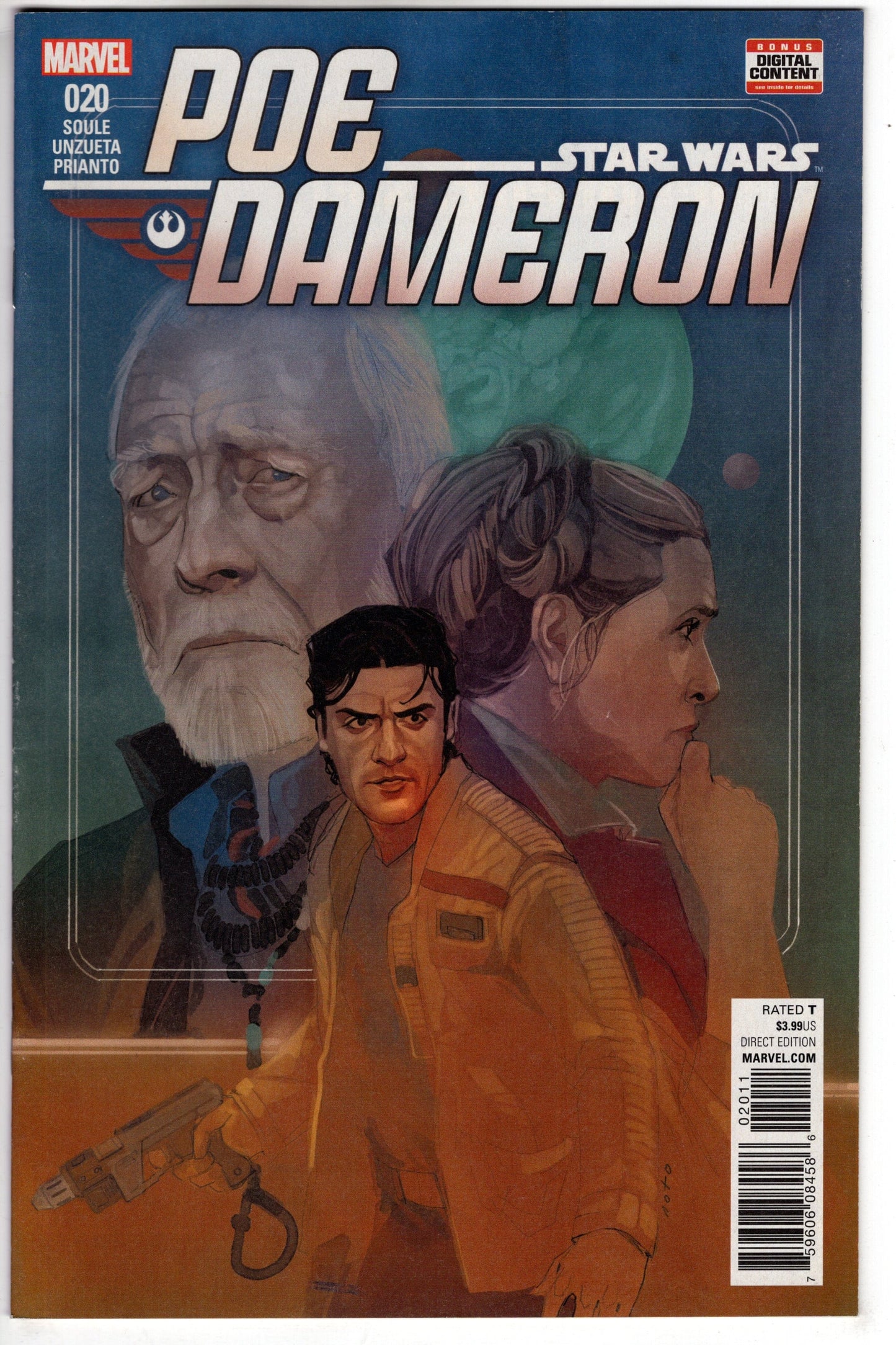 MARVEL COMICS VF/NM STAR WARS POE DAMERON #20