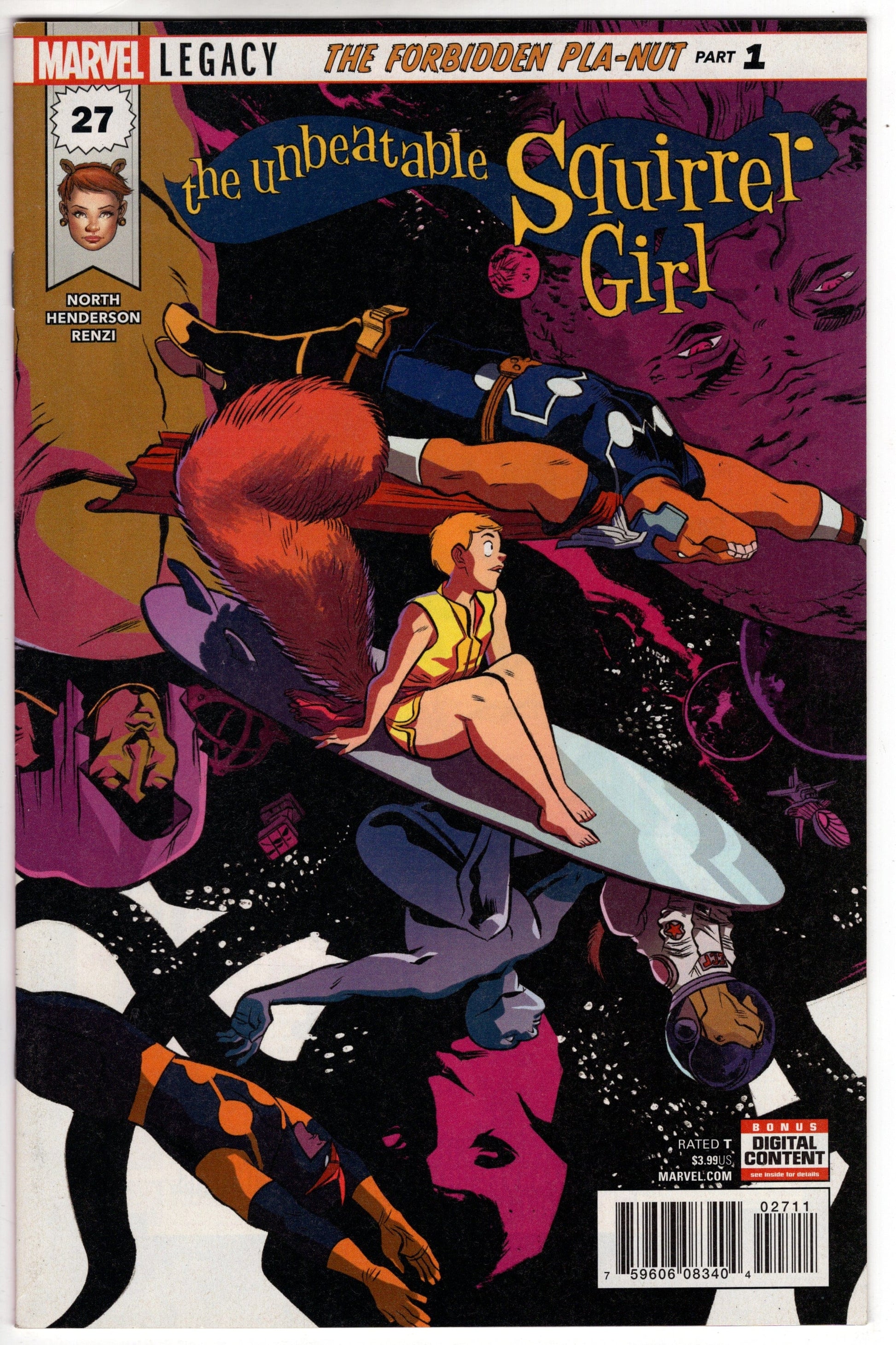 MARVEL COMICS VF/NM UNBEATABLE SQUIRREL GIRL #27 LEG