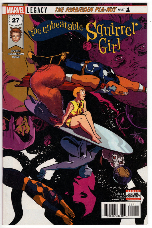 MARVEL COMICS VF/NM UNBEATABLE SQUIRREL GIRL #27 LEG