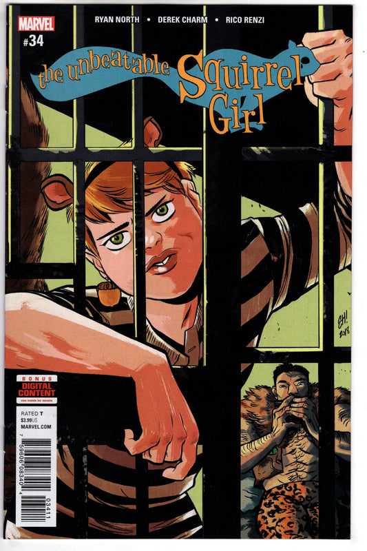 MARVEL COMICS VF/NM UNBEATABLE SQUIRREL GIRL #34