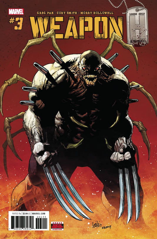 MARVEL COMICS VF/NM WEAPON H #3 LEG