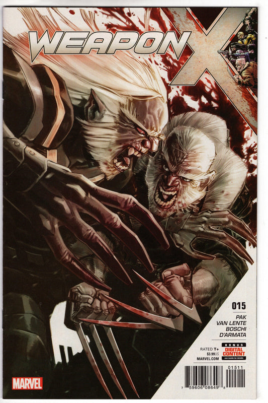 MARVEL COMICS VF/NM WEAPON X #15 (3RD SERIES)