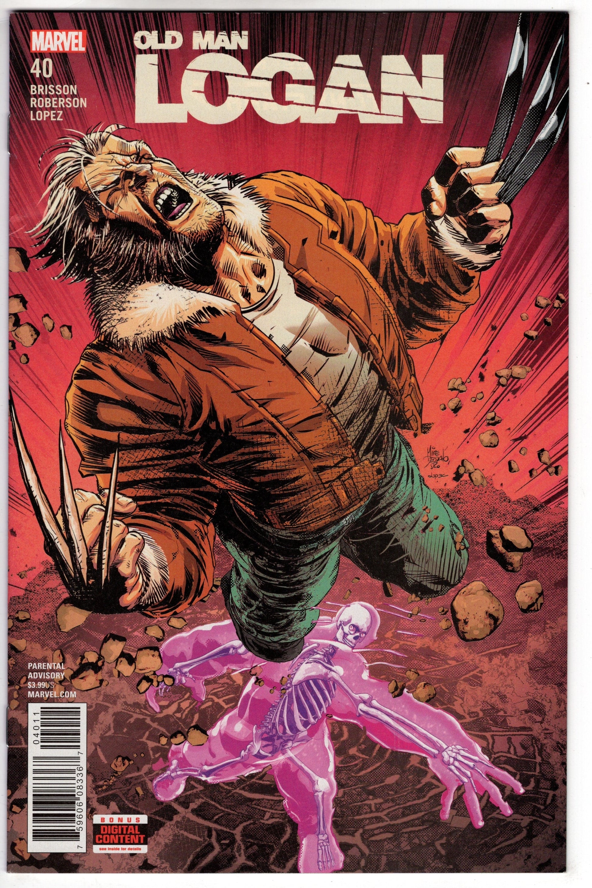 MARVEL COMICS VF+ OLD MAN LOGAN #40 LEG