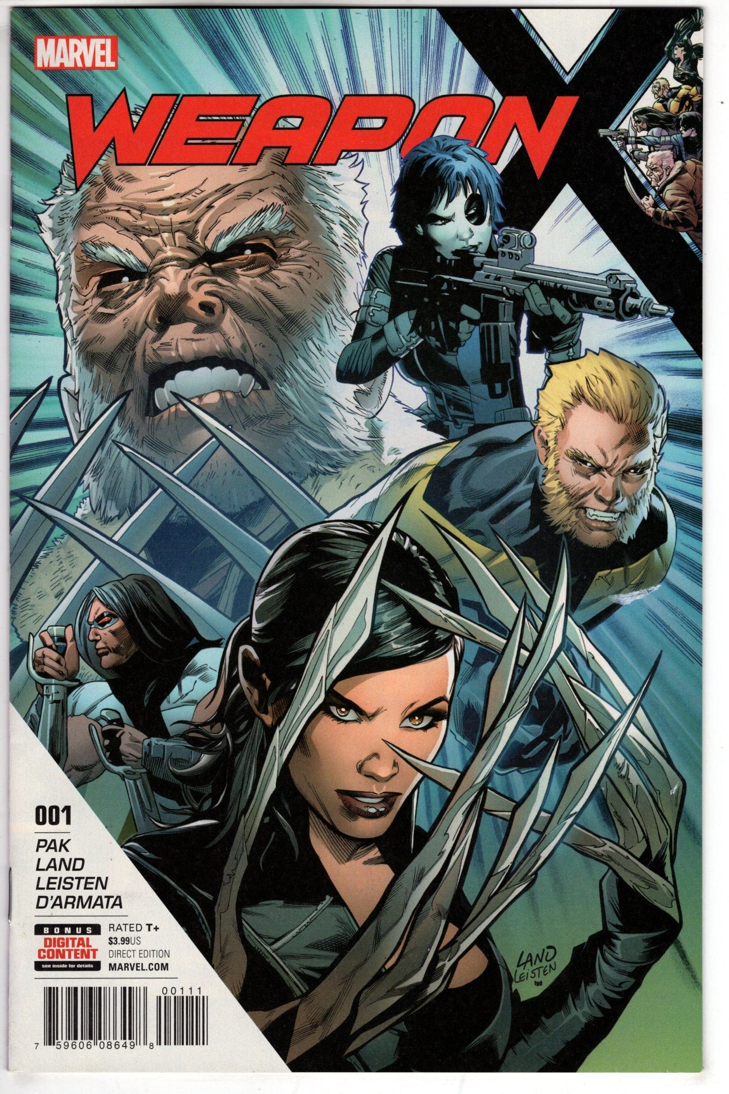 MARVEL COMICS WEAPON X #1 (3RD SERIES)