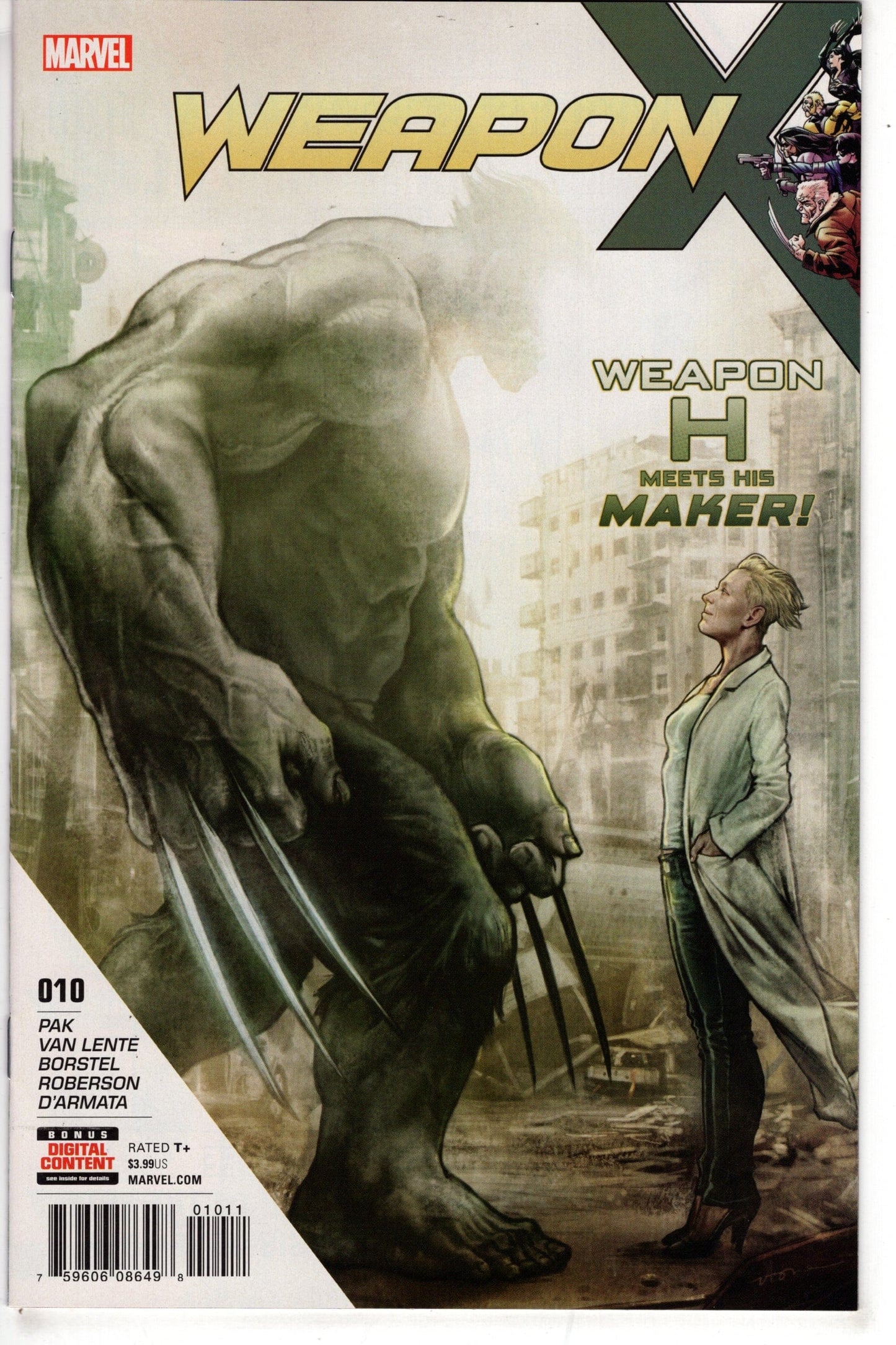 MARVEL COMICS WEAPON X #10 (3RD SERIES)