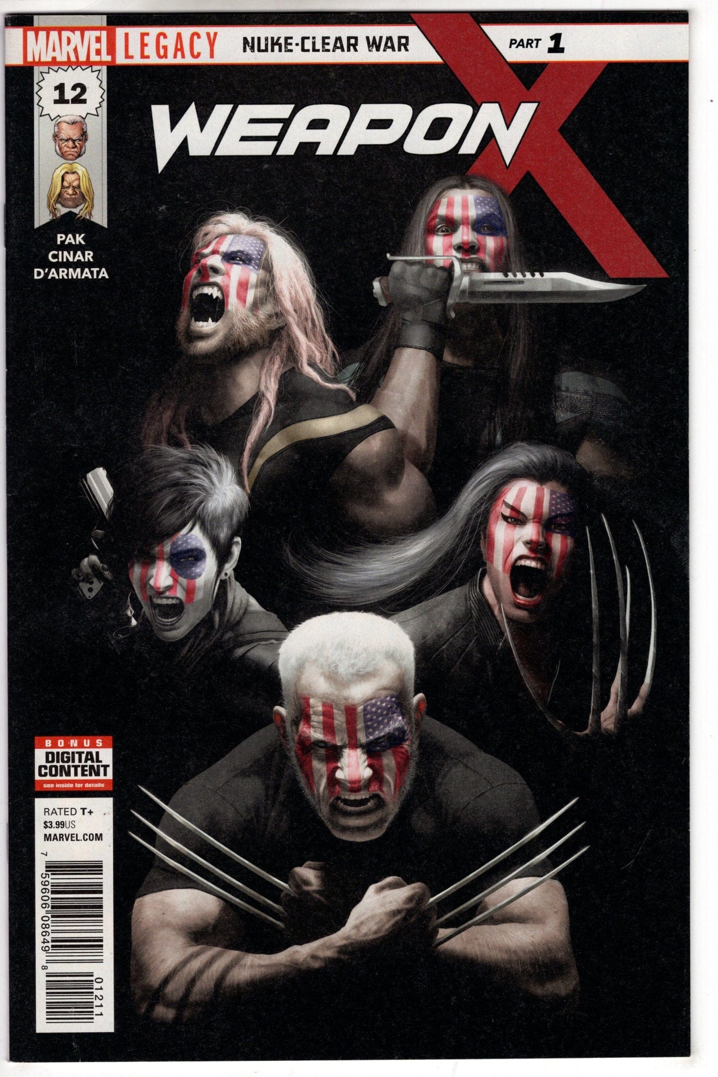 MARVEL COMICS WEAPON X #12 (3RD SERIES)