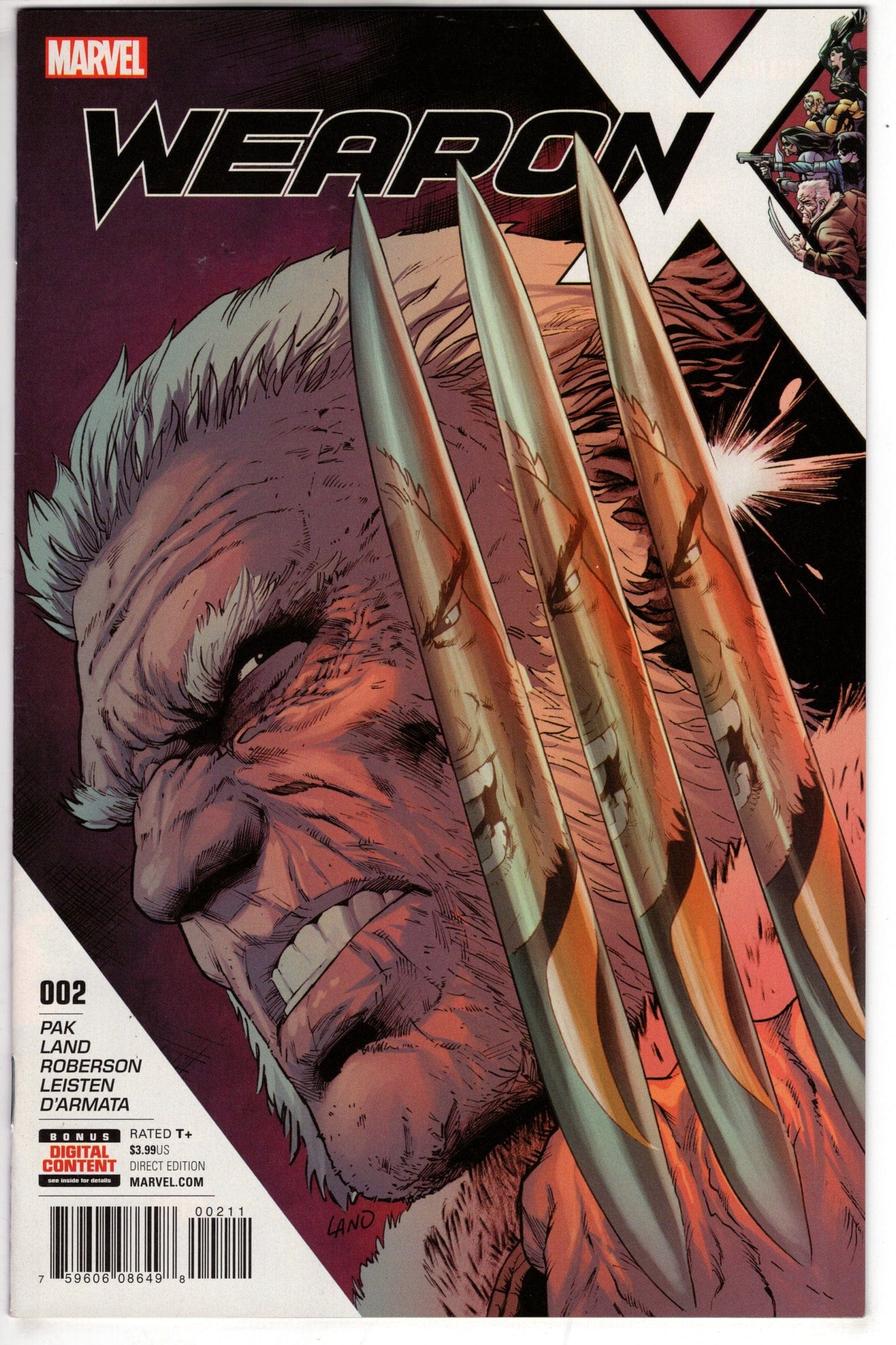 MARVEL COMICS WEAPON X #2 (3RD SERIES)