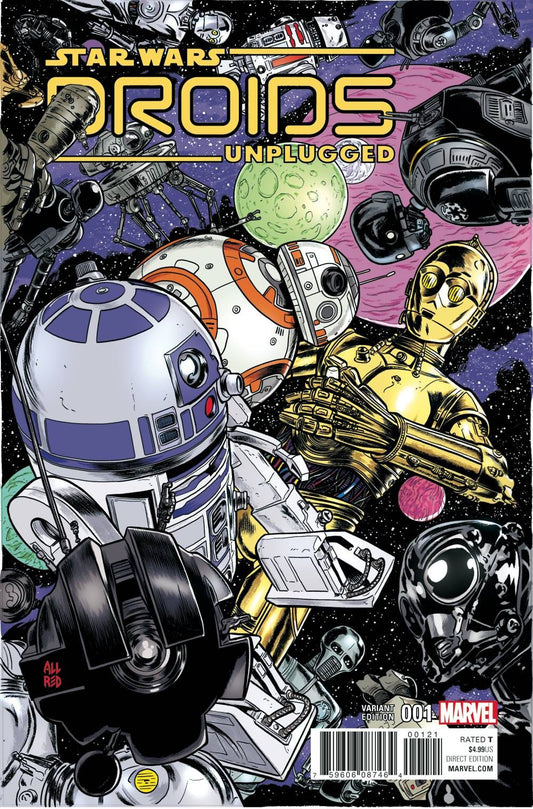 Marvel Marvel STAR WARS DROIDS UNPLUGGED #1 ALLRED VAR