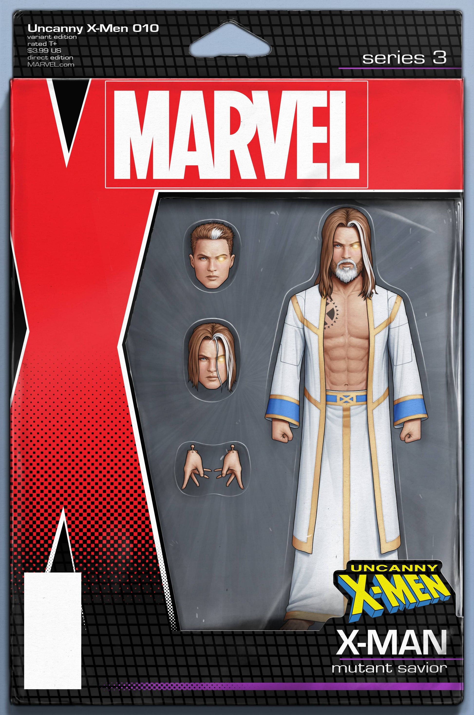 Marvel marvel UNCANNY X-MEN #10 CHRISTOPHER ACTION FIGURE VAR