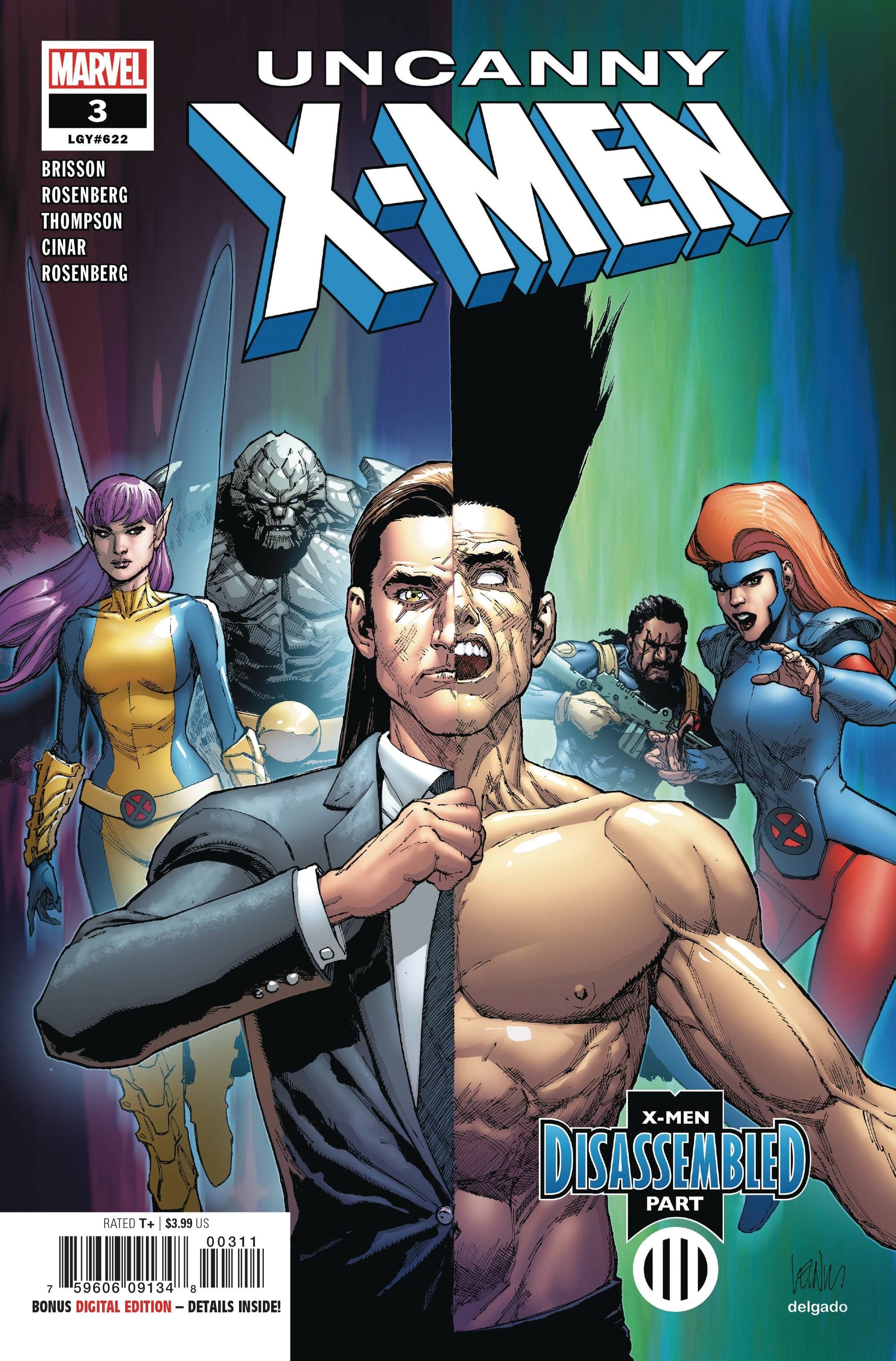 Marvel marvel UNCANNY X-MEN #3