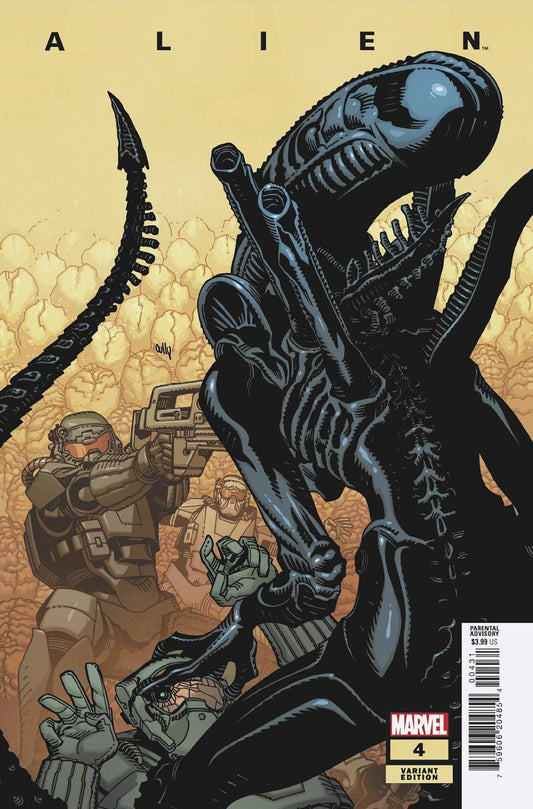 MARVEL PRH COMIC BOOK ALIEN #4 HAMNER VAR