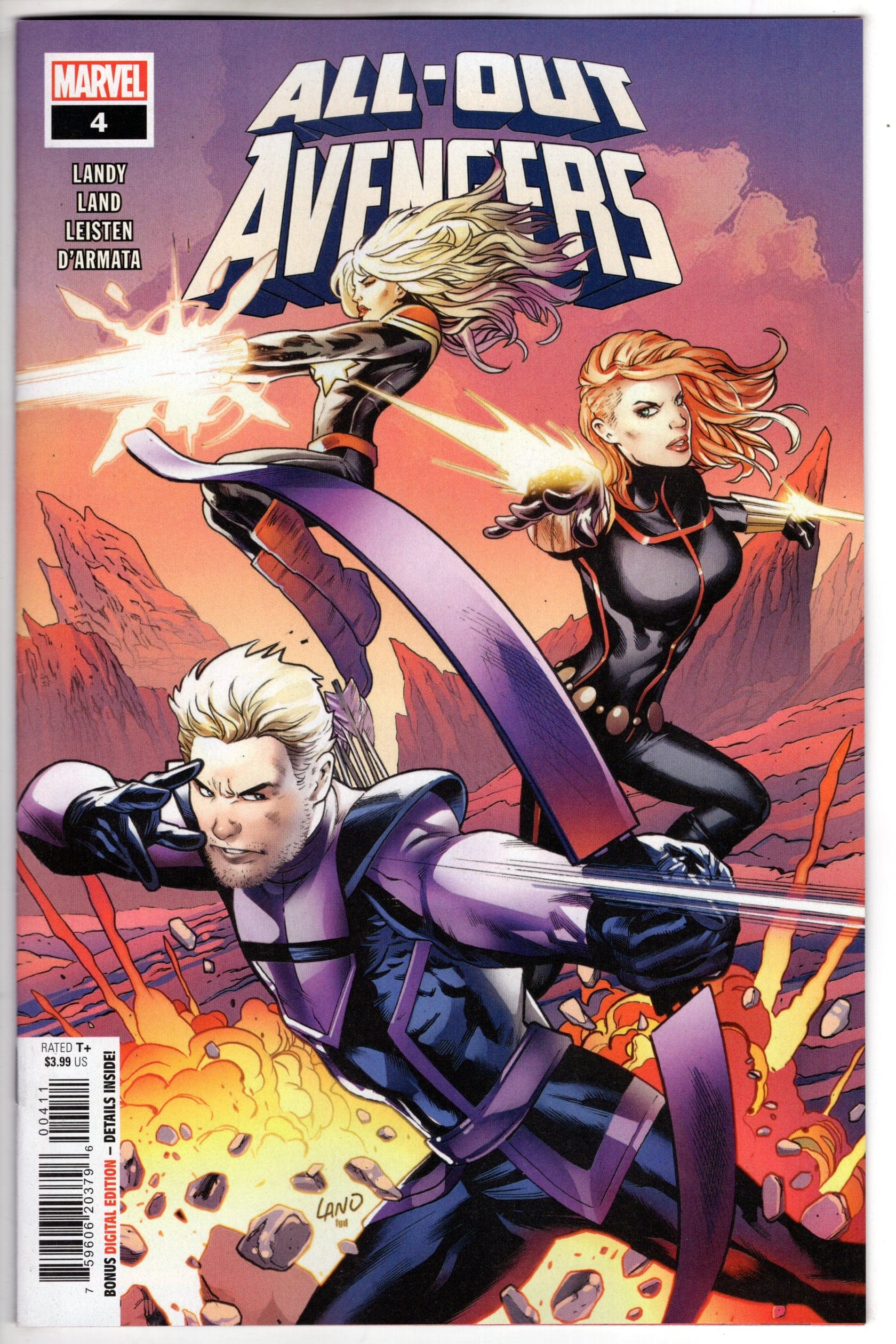MARVEL PRH COMIC BOOK ALL-OUT AVENGERS #4