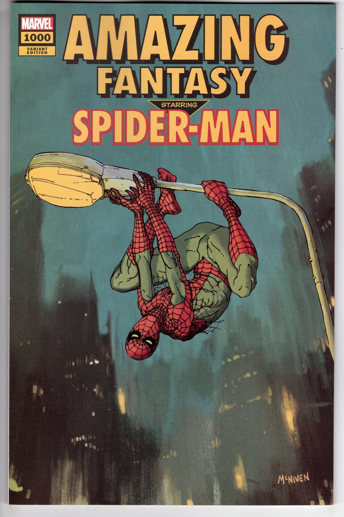 MARVEL PRH COMIC BOOK AMAZING FANTASY #1000 MCNIVEN VARIANT