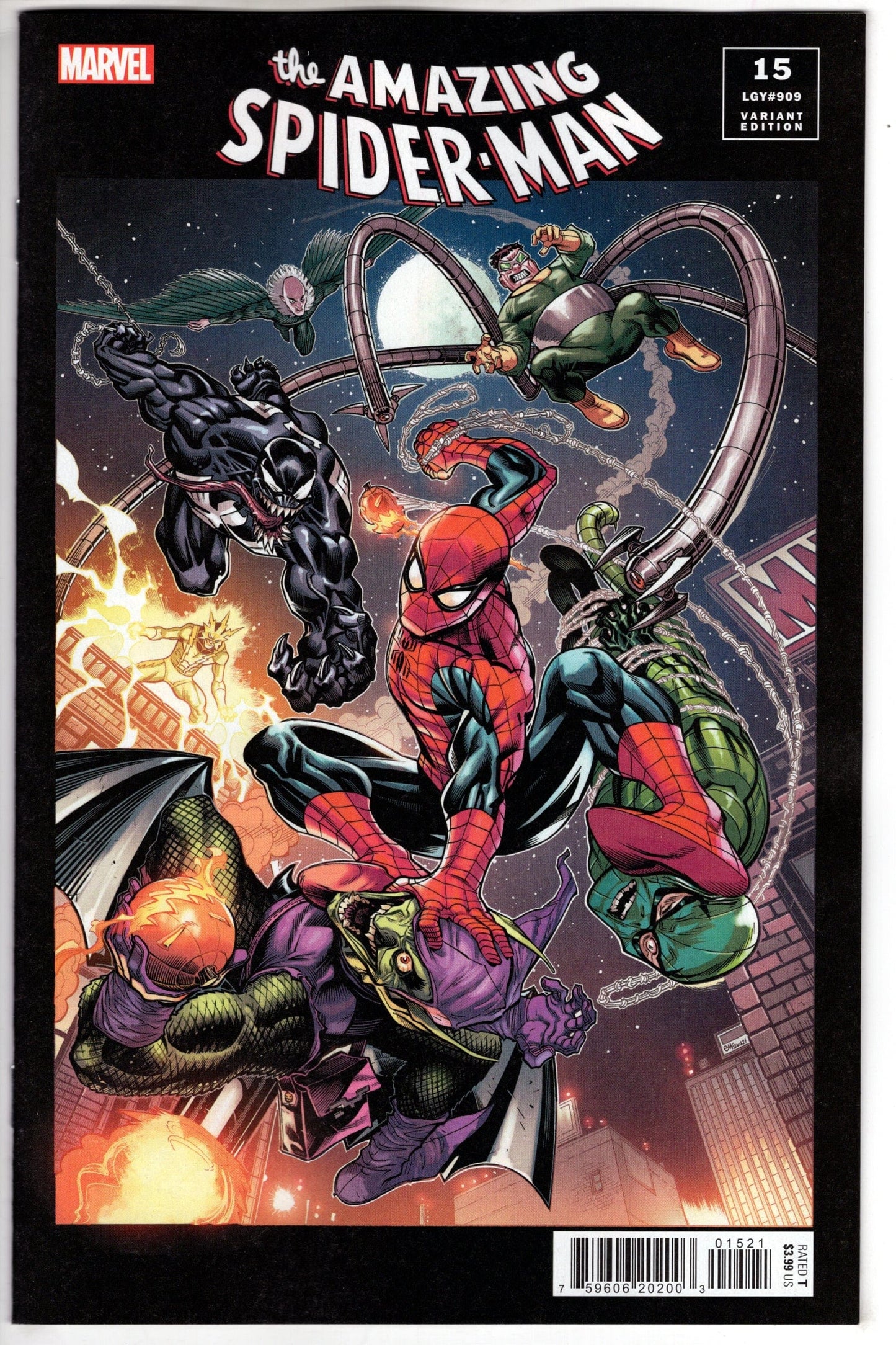 MARVEL PRH COMIC BOOK AMAZING SPIDER-MAN #15 10 COPY INCV MCGUINNESS VARIANT