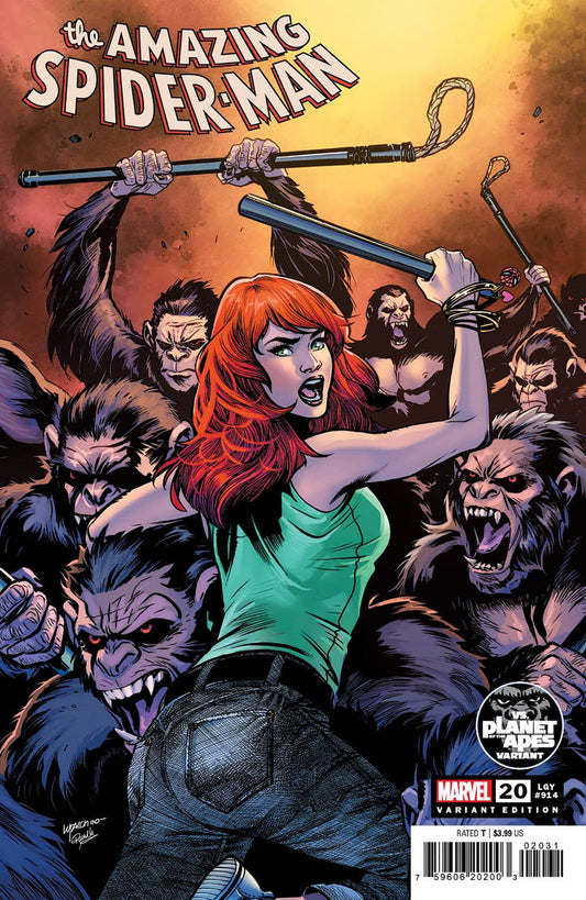 MARVEL PRH COMIC BOOK AMAZING SPIDER-MAN #20 LUPACCHINO PLANET OF APES VAR
