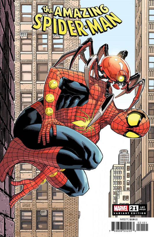 MARVEL PRH COMIC BOOK AMAZING SPIDER-MAN #21  DUSTIN WEAVER VAR