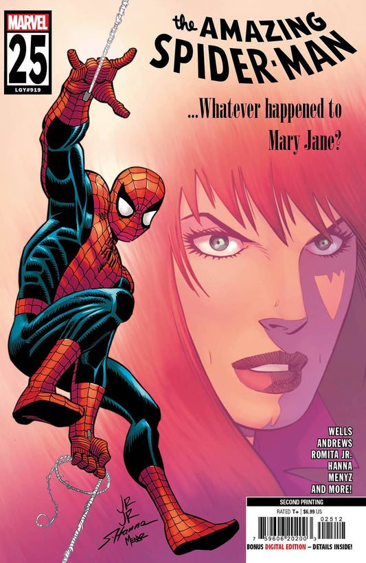 MARVEL PRH COMIC BOOK AMAZING SPIDER-MAN #25 2ND PTG JOHN ROMITA JR VAR