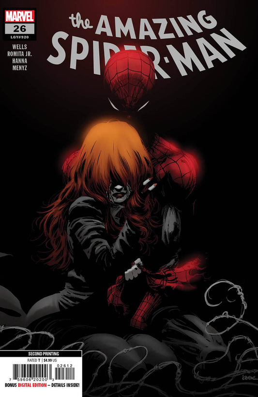 MARVEL PRH COMIC BOOK AMAZING SPIDER-MAN #26 2ND PTG KAARE ANDREWS VAR