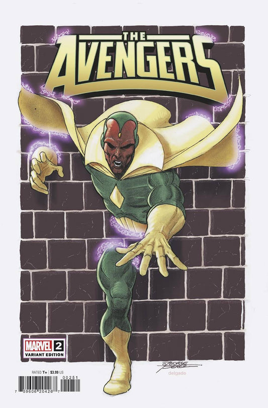 MARVEL PRH COMIC BOOK AVENGERS #2 GEORGE PEREZ VAR
