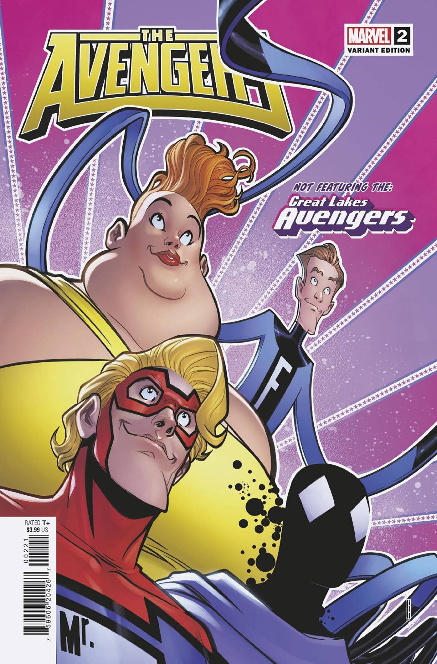 MARVEL PRH COMIC BOOK AVENGERS #2 GREAT LAKES AVENGERS DAVID BALDEON VAR