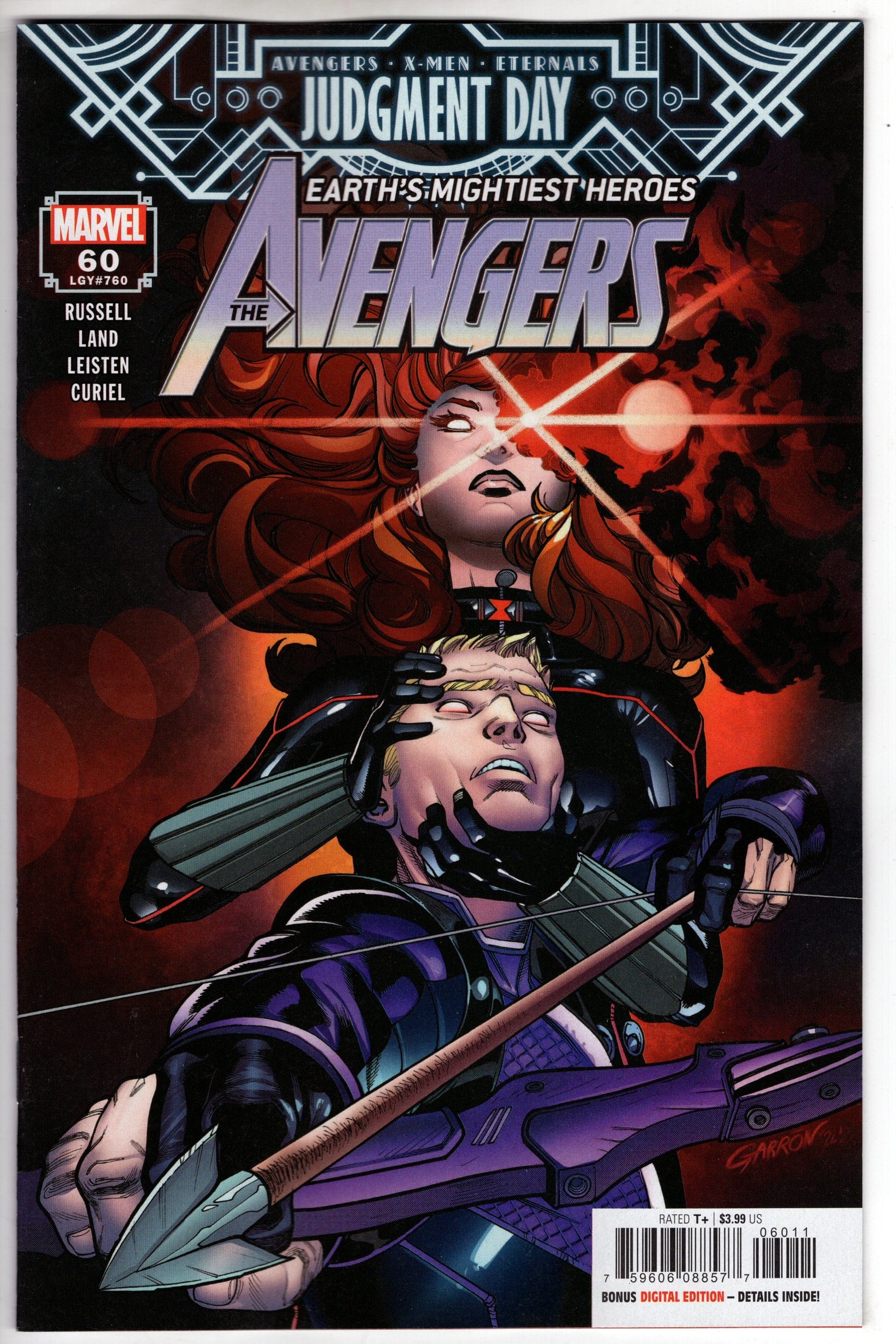 MARVEL PRH COMIC BOOK AVENGERS #60 (RES)