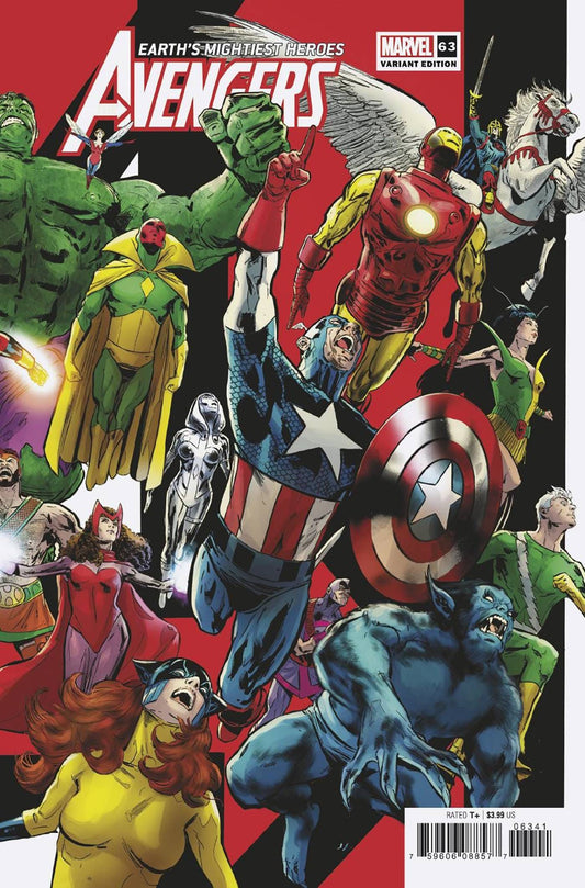 MARVEL PRH COMIC BOOK AVENGERS #63 JIMENEZ 70S AVENGERS ASSEMBLE CONNECT VARIANT