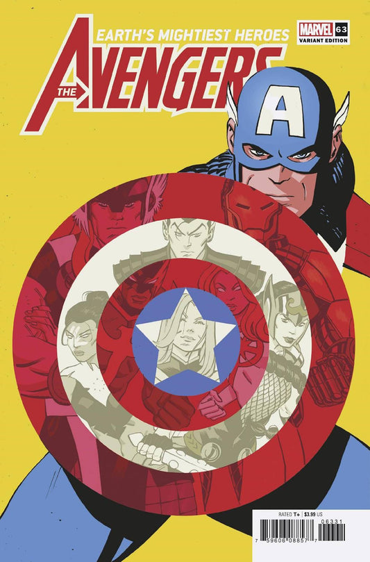 MARVEL PRH COMIC BOOK AVENGERS #63 REILLY VARIANT