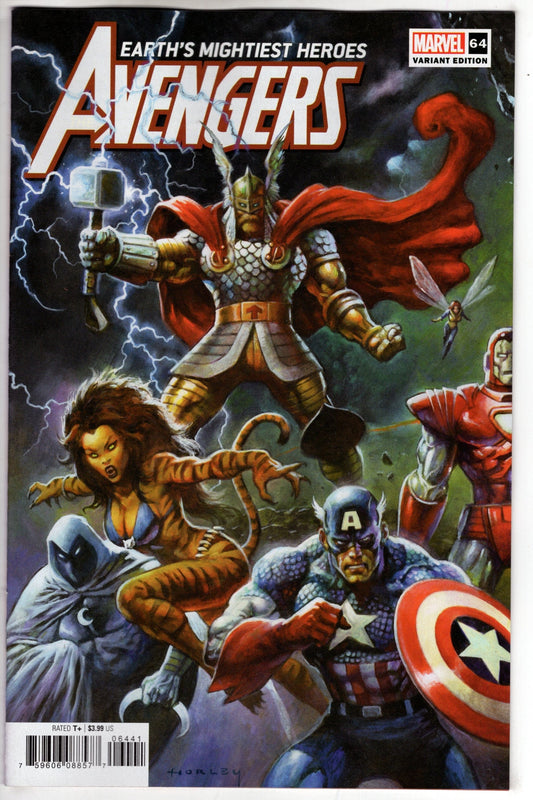 MARVEL PRH COMIC BOOK AVENGERS #64 HORLEY 80S AVENGERS ASSEMBLE CONNECT VARIANT