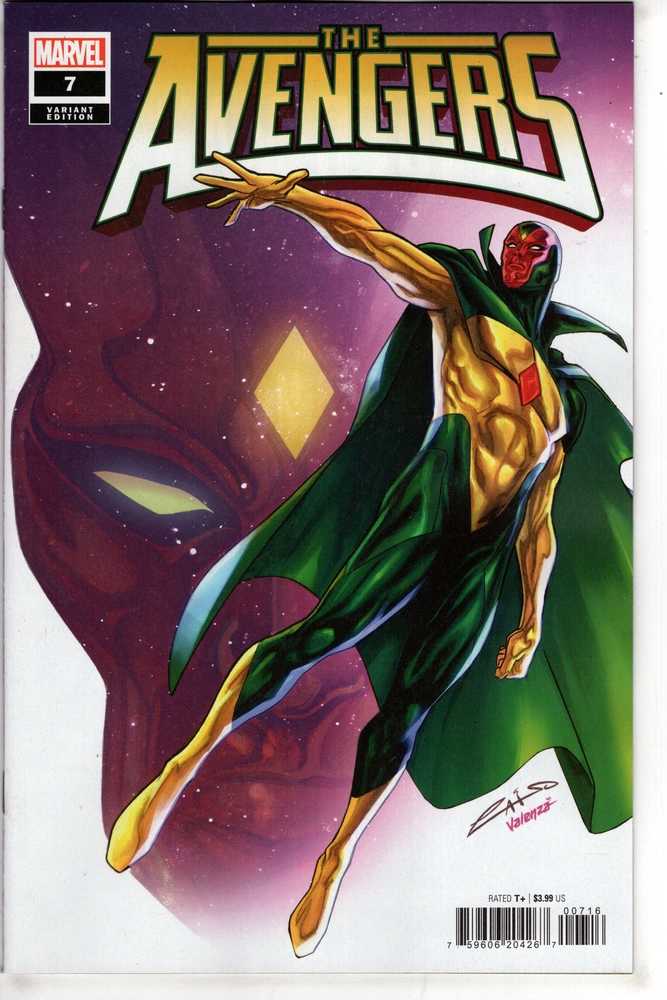 MARVEL PRH COMIC BOOK Avengers #7 25 Copy Variant Edition Emilio Laiso Variant