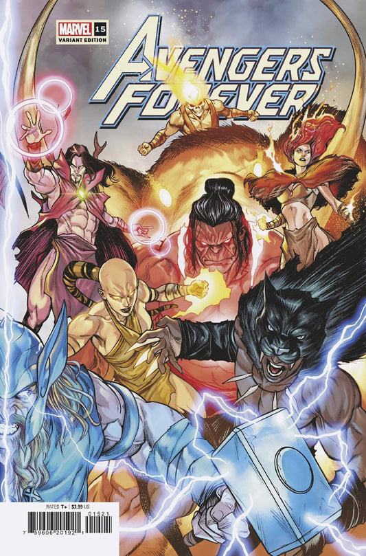 MARVEL PRH COMIC BOOK AVENGERS FOREVER #15 PAST FUTURE AVENGERS ASSEMBLE CONNECTIN