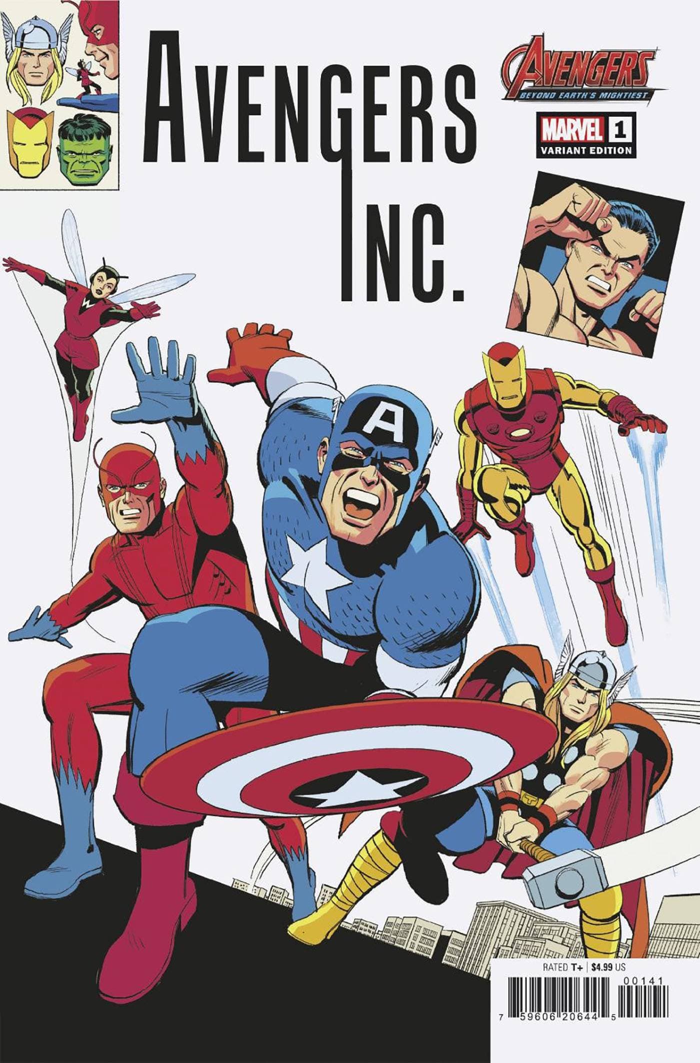 MARVEL PRH COMIC BOOK AVENGERS INC #1 LEO ROMERO AVENGERS 60TH VAR