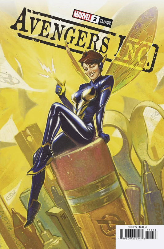 MARVEL PRH COMIC BOOK AVENGERS INC #2 BEN HARVEY WASP VAR