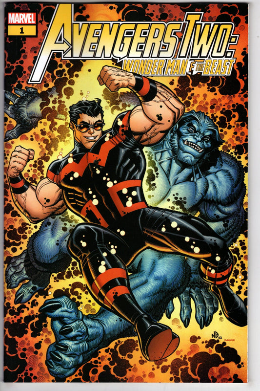 MARVEL PRH COMIC BOOK AVENGERS TWO WONDER MAN BEAST MARVEL TALES #1