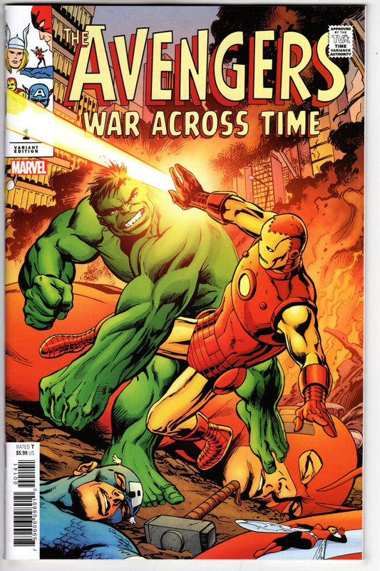 MARVEL PRH COMIC BOOK AVENGERS WAR ACROSS TIME #1 DAVIS Variant