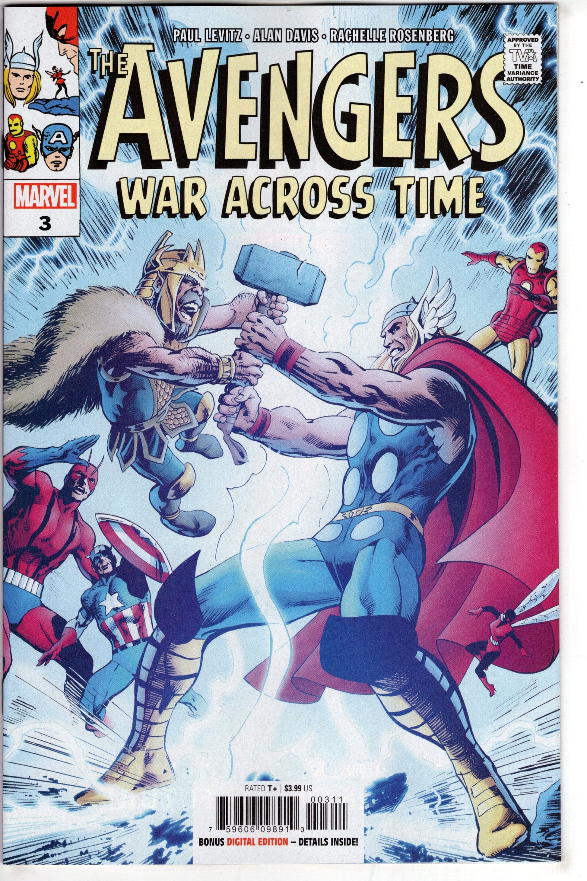 MARVEL PRH COMIC BOOK AVENGERS WAR ACROSS TIME #3