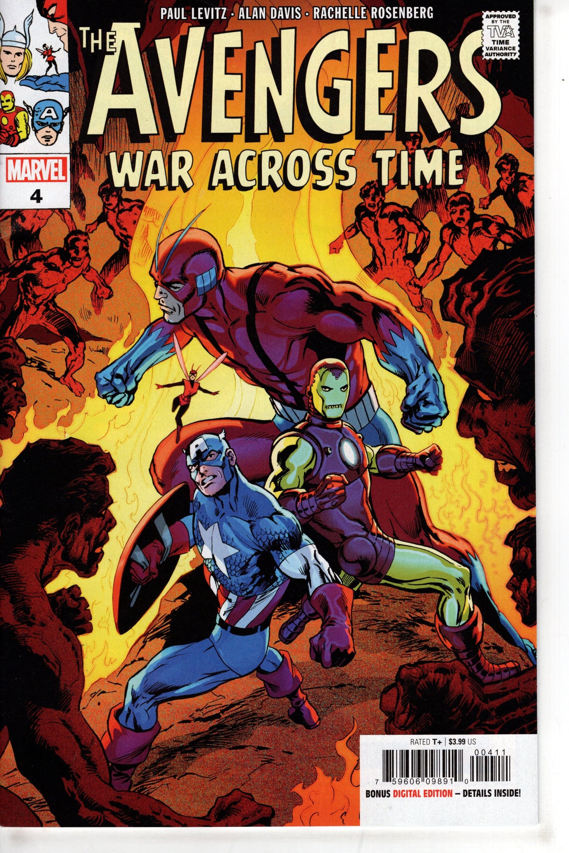MARVEL PRH COMIC BOOK AVENGERS WAR ACROSS TIME #4