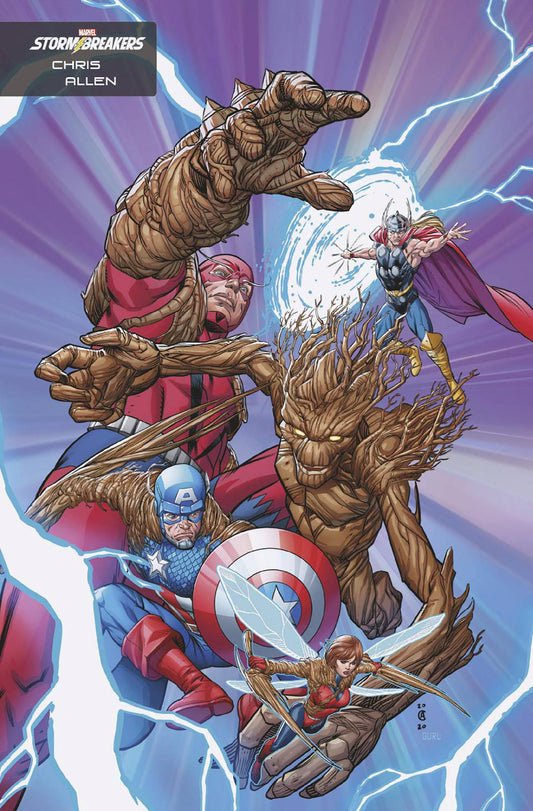 MARVEL PRH COMIC BOOK AVENGERS WAR ACROSS TIME #4 ALLEN STORMBREAKERS VAR
