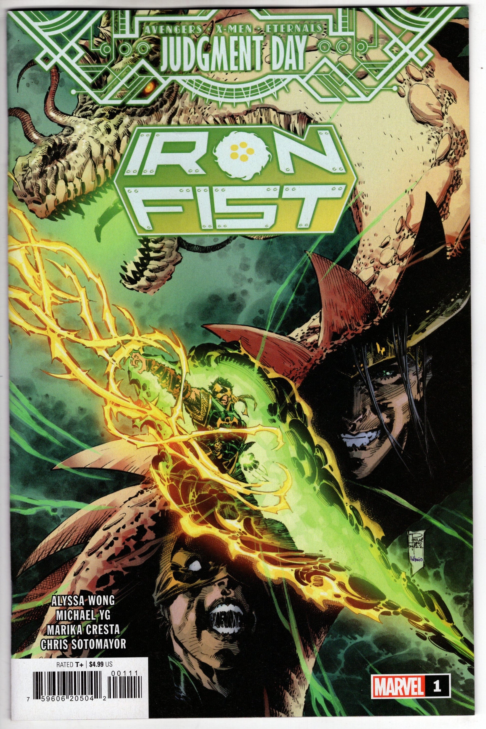 MARVEL PRH COMIC BOOK AXE IRON FIST #1