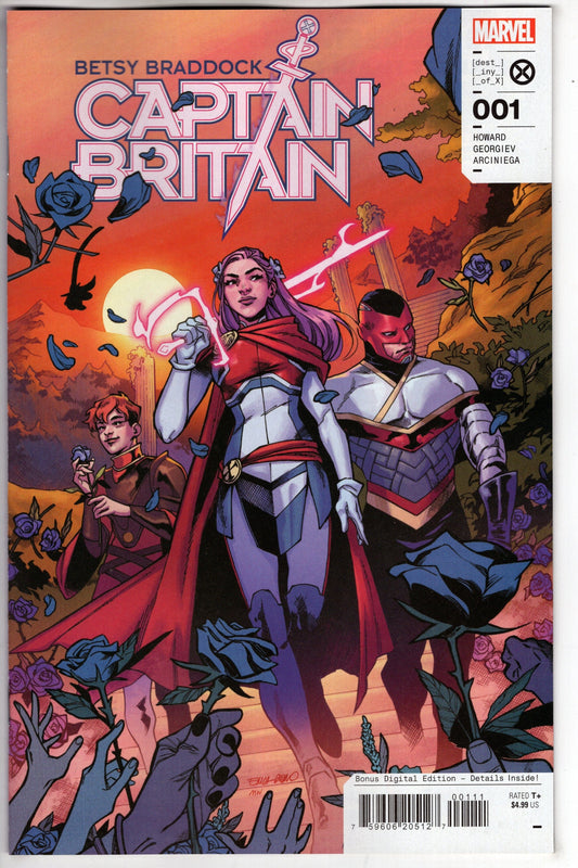 MARVEL PRH COMIC BOOK BETSY BRADDOCK CAPTAIN BRITAIN #1