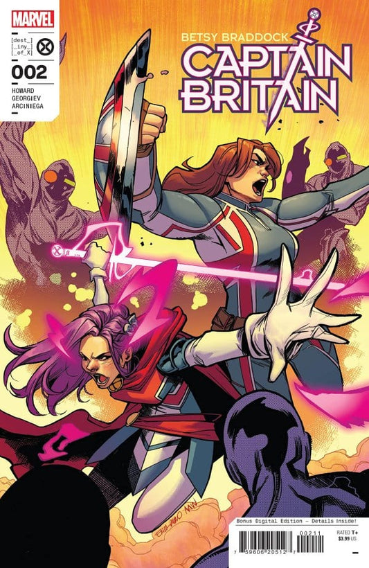 MARVEL PRH COMIC BOOK BETSY BRADDOCK CAPTAIN BRITAIN #2