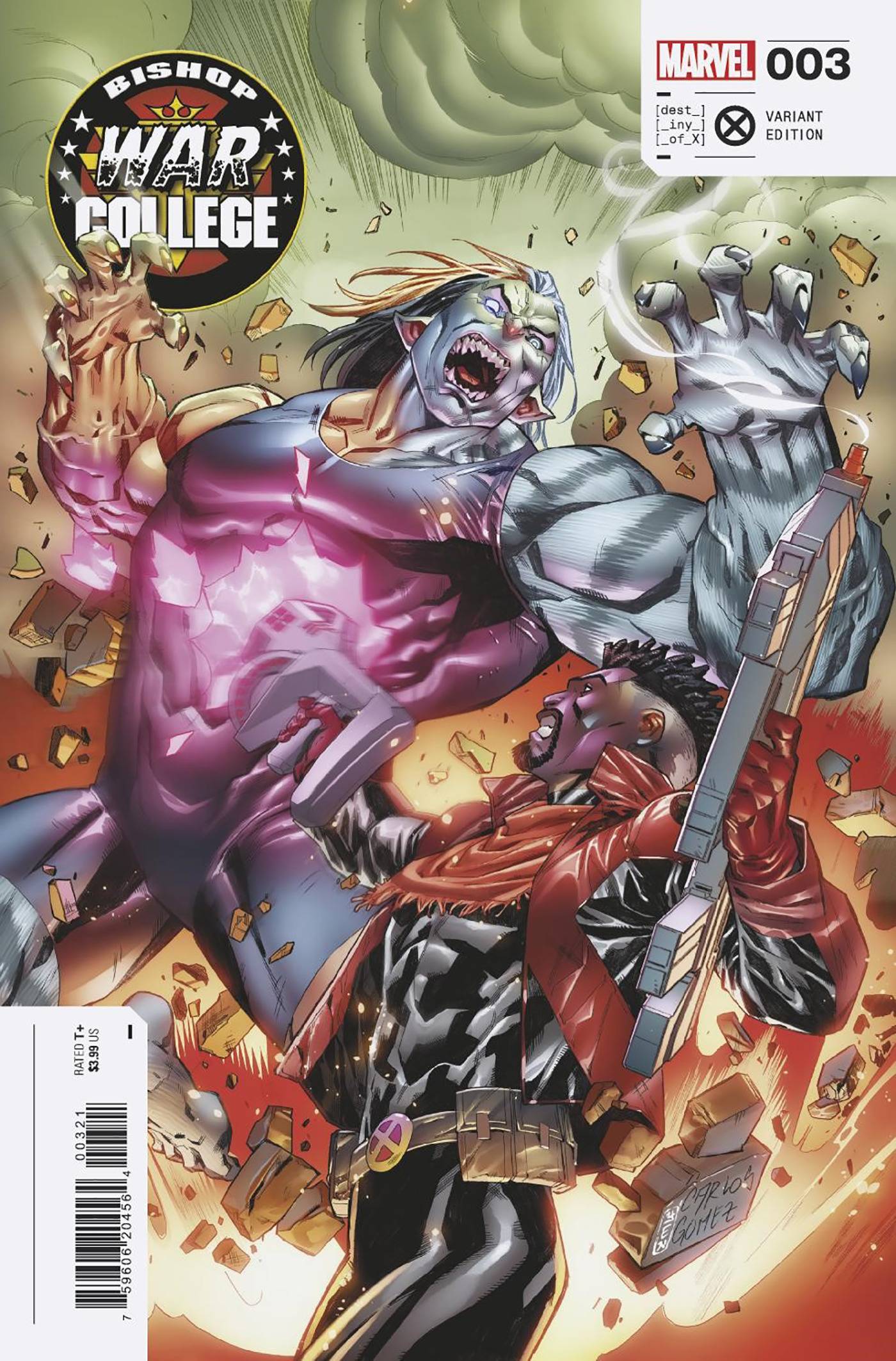 MARVEL PRH COMIC BOOK BISHOP WAR COLLEGE #3 GOMEZ VAR