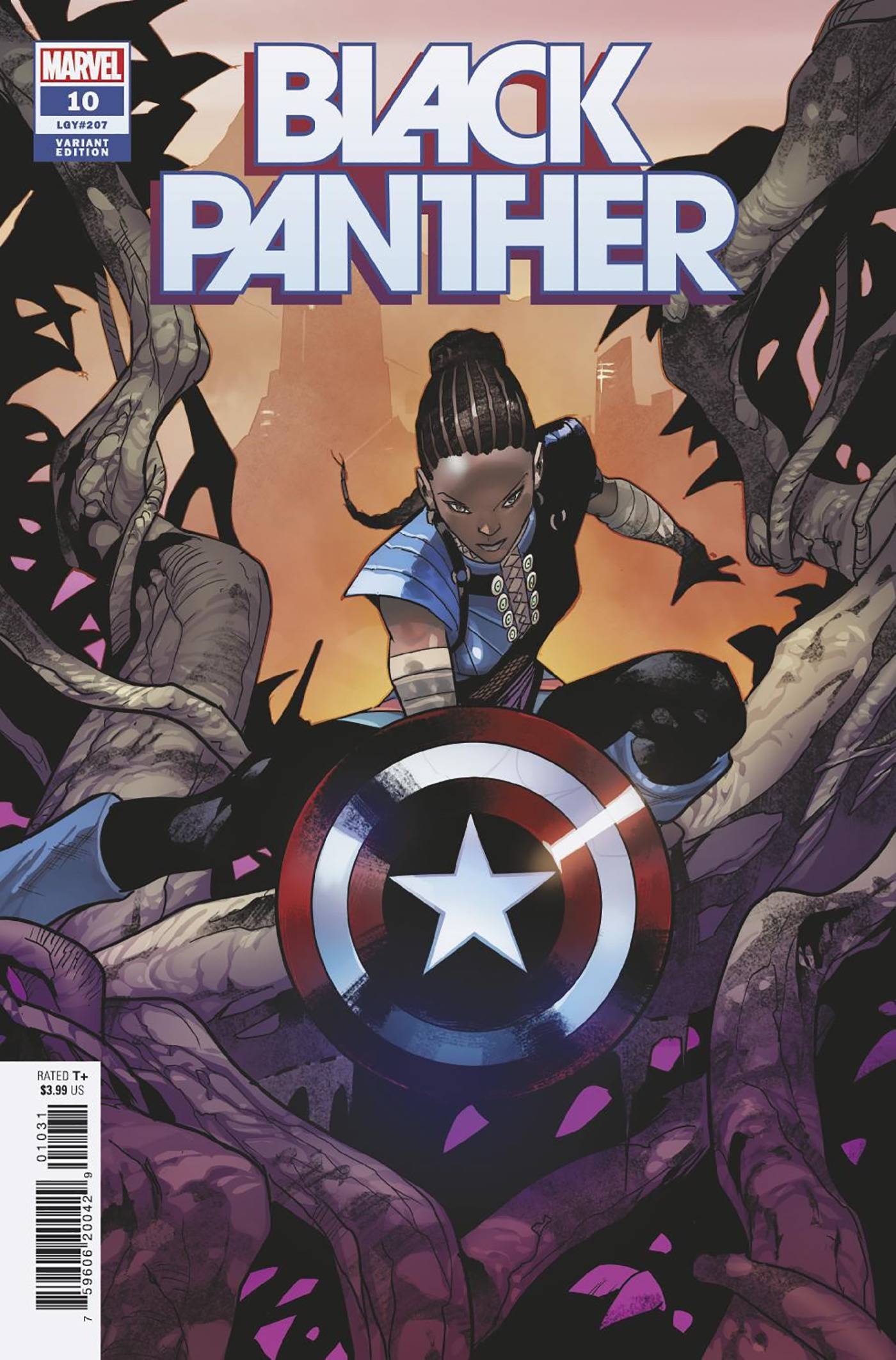 MARVEL PRH COMIC BOOK BLACK PANTHER #10 BAZALDUA VARIANT