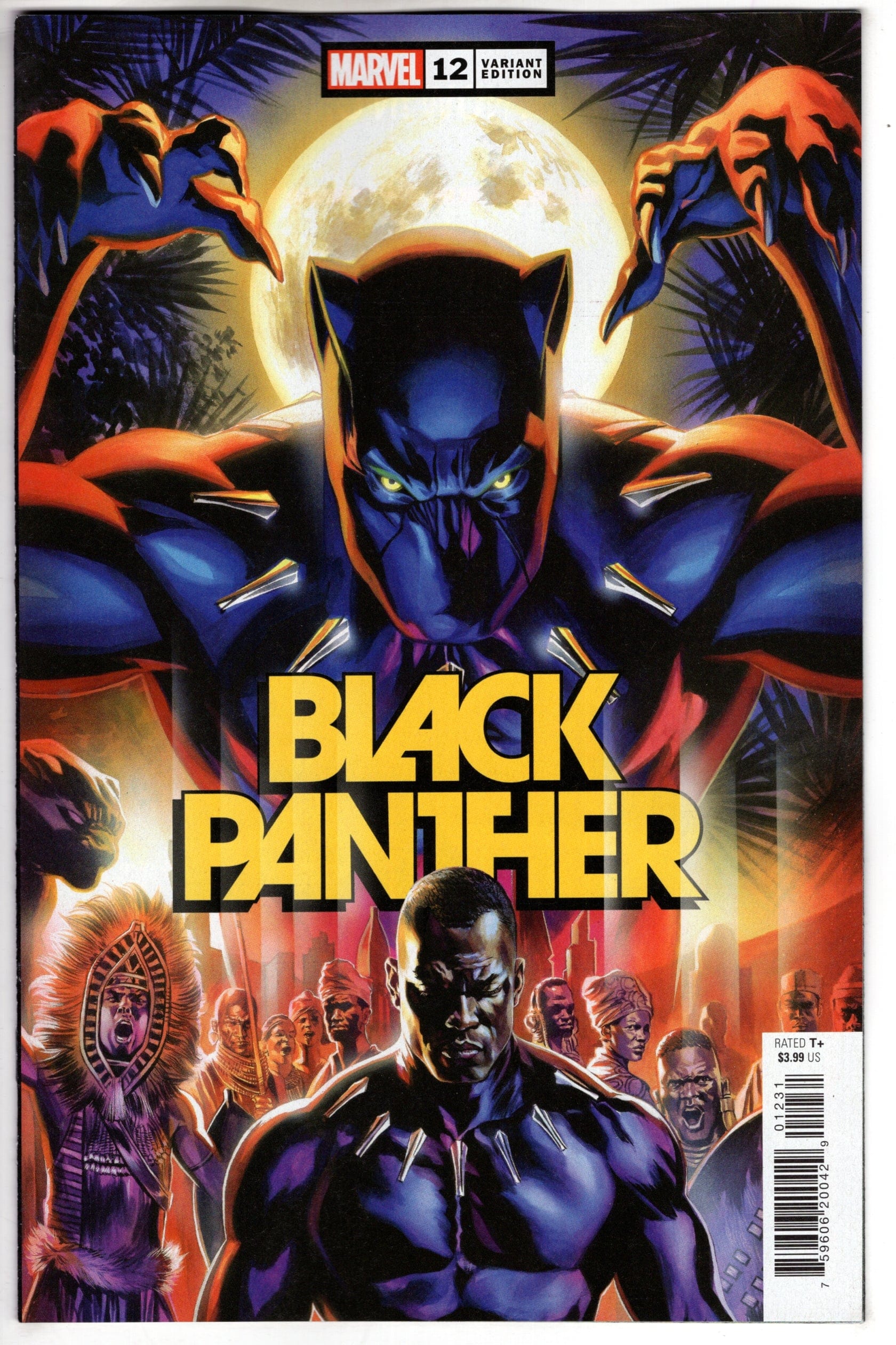 MARVEL PRH COMIC BOOK BLACK PANTHER #12 MASSAFERA VAR