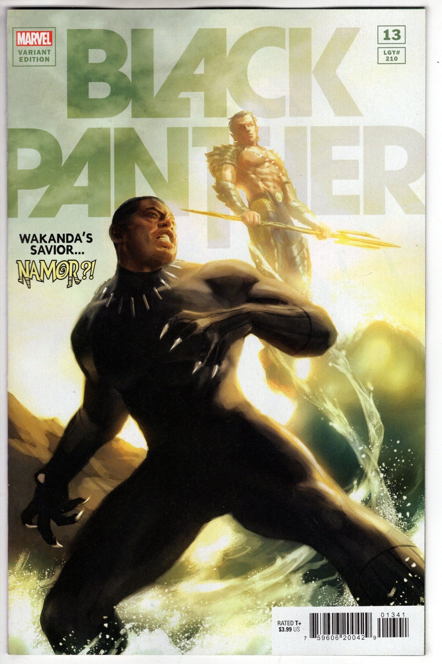 MARVEL PRH COMIC BOOK BLACK PANTHER #13 MERCADO SPOILER Variant