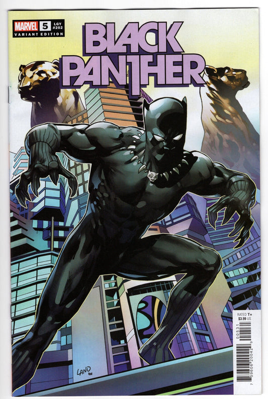 MARVEL PRH COMIC BOOK BLACK PANTHER #5 LAND VARIANT